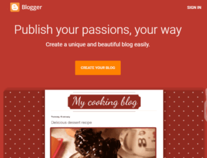 visit blogger.com